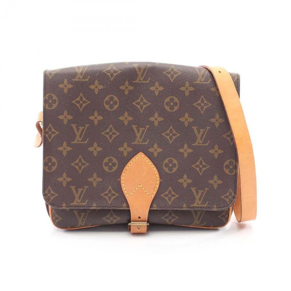 Louis Vuitton LOUIS VUITTON Cartouchiere GM Shoulder Bag Handbag Coated Canva...